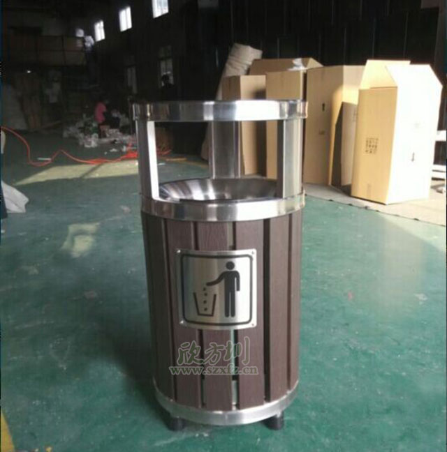 欣方圳鋼木垃圾桶 致力生產(chǎn)最好的環(huán)衛(wèi)設施