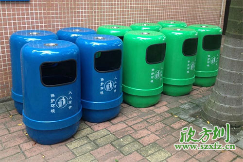 貴陽(yáng)市政玻璃鋼果皮箱，來(lái)自欣方圳