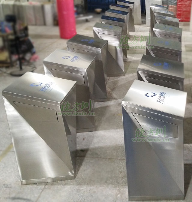 多面創(chuàng)意造型不銹鋼垃圾桶廠家生產工藝圖