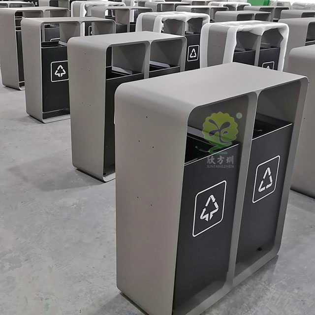 提升公共空間品質(zhì)，深圳金屬垃圾桶助你一臂之力
